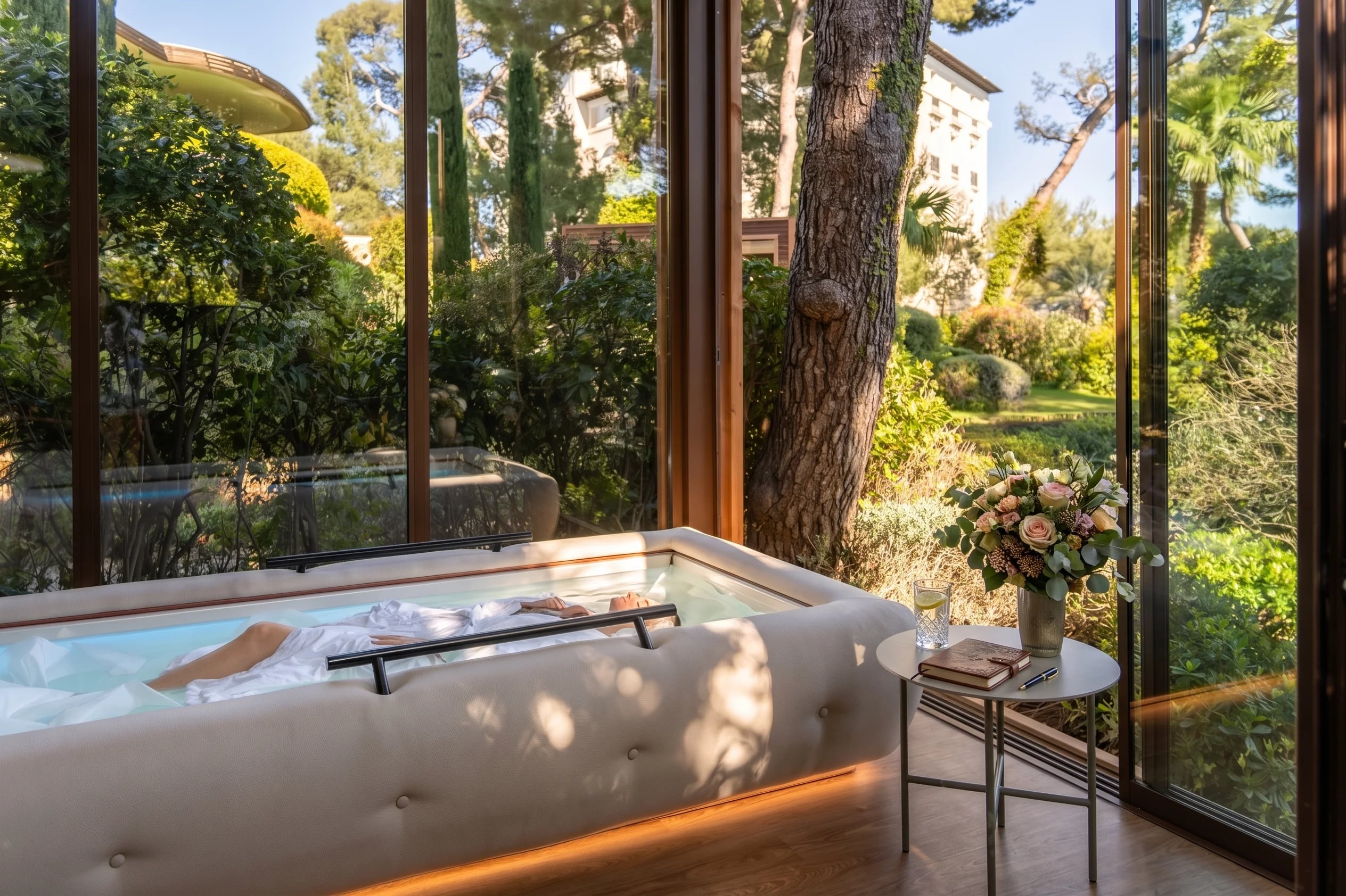 Driifloat in a hotel spa
